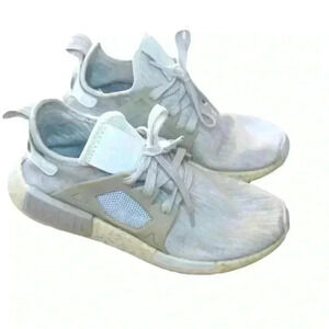 adidas Womens Cream and Gray NMD XR1 Pearl Grey 7